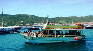 Ppasseio de barco em Arraial do Cabo